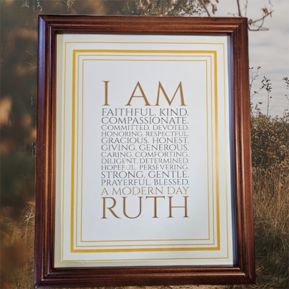 (image for) I Am A Modern Day Ruth Art Print